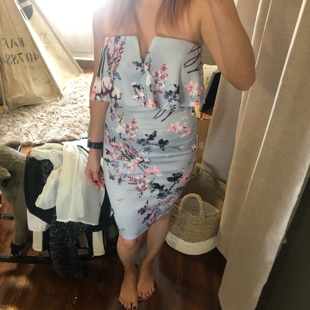Strapless dress